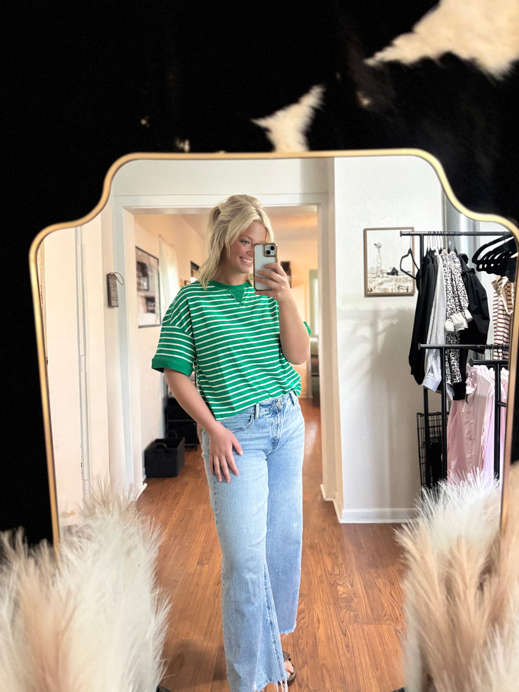 Green Striped T-Shirt