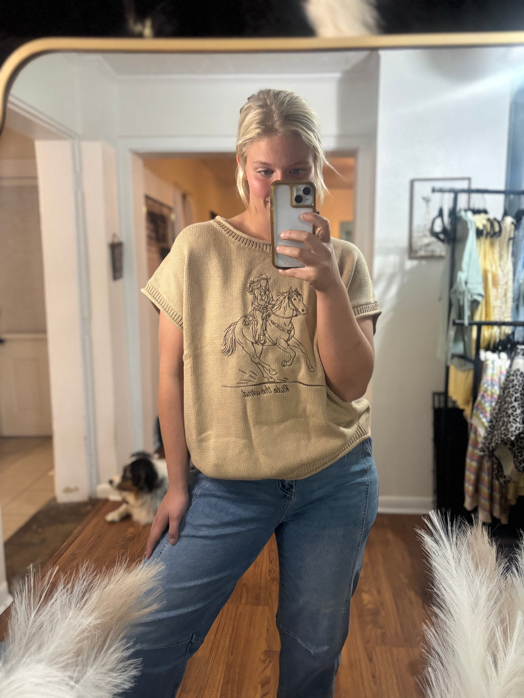 Ride the Wind Cowgirl Sweater