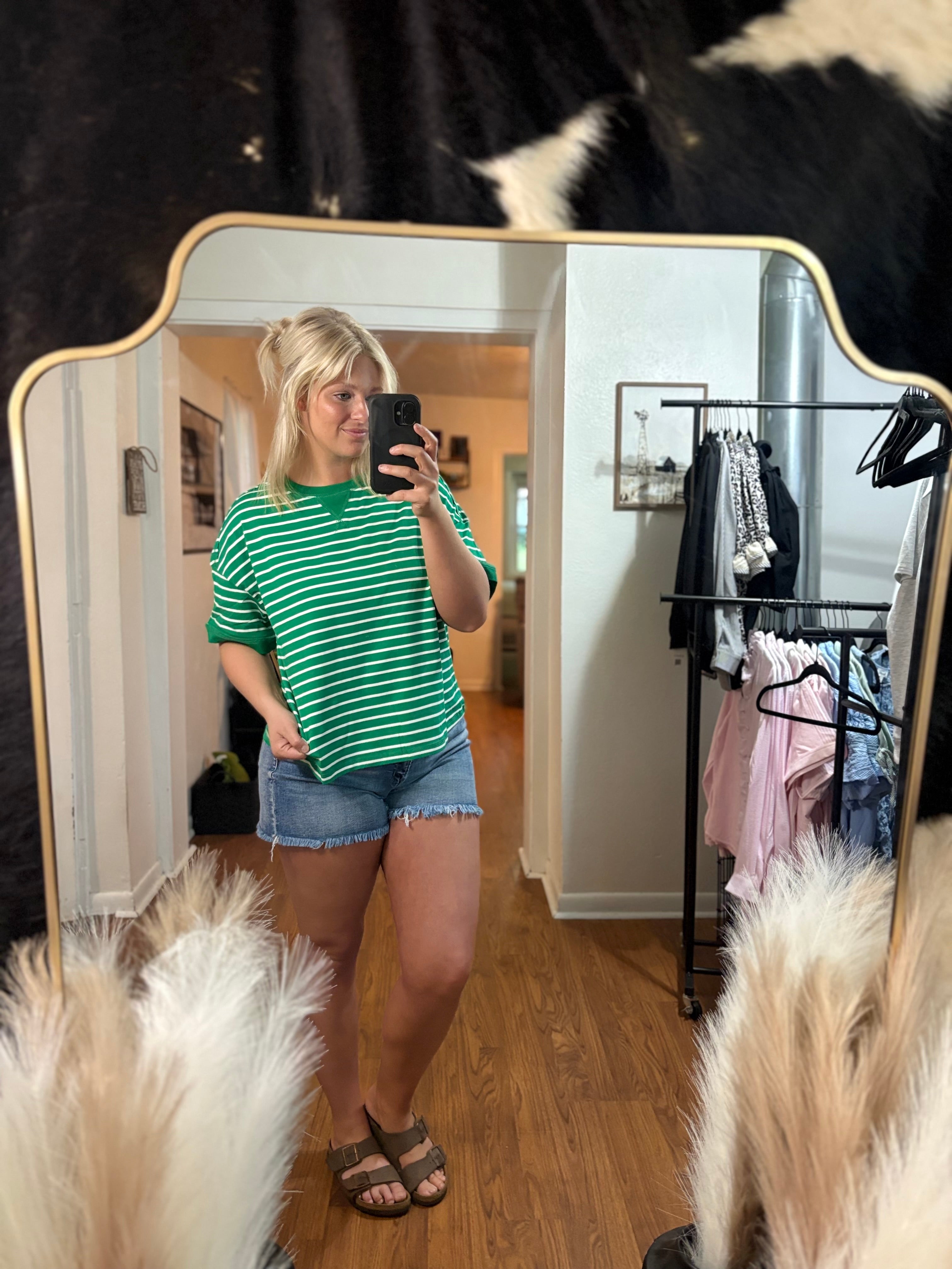 Green Striped T-Shirt