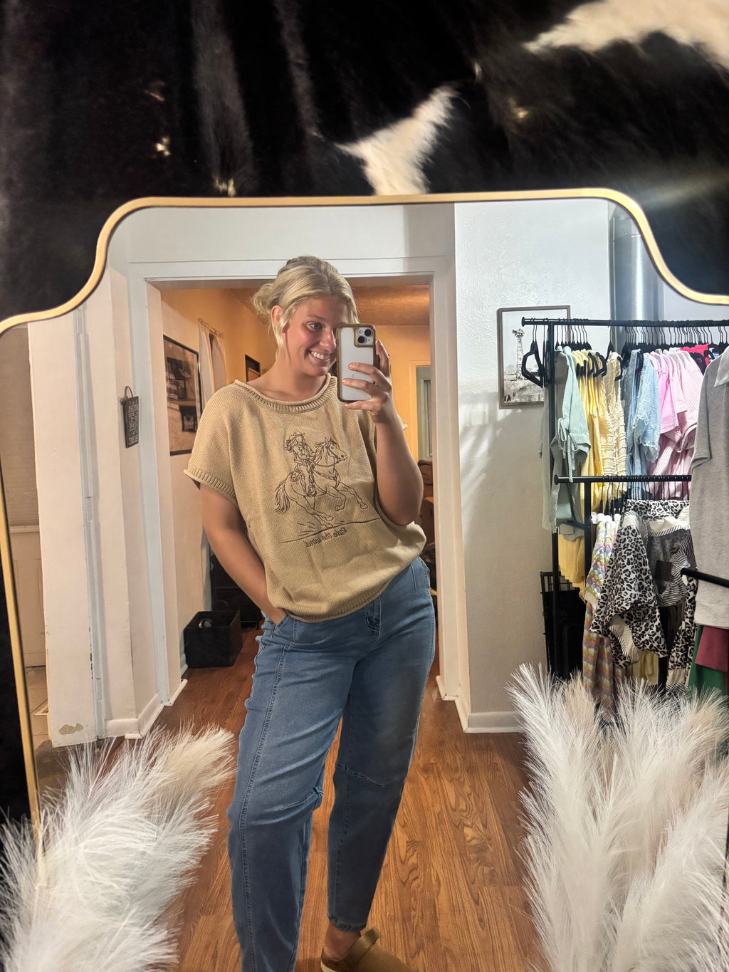 Ride the Wind Cowgirl Sweater