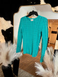 Medium St. John's Bay Teal Sweater