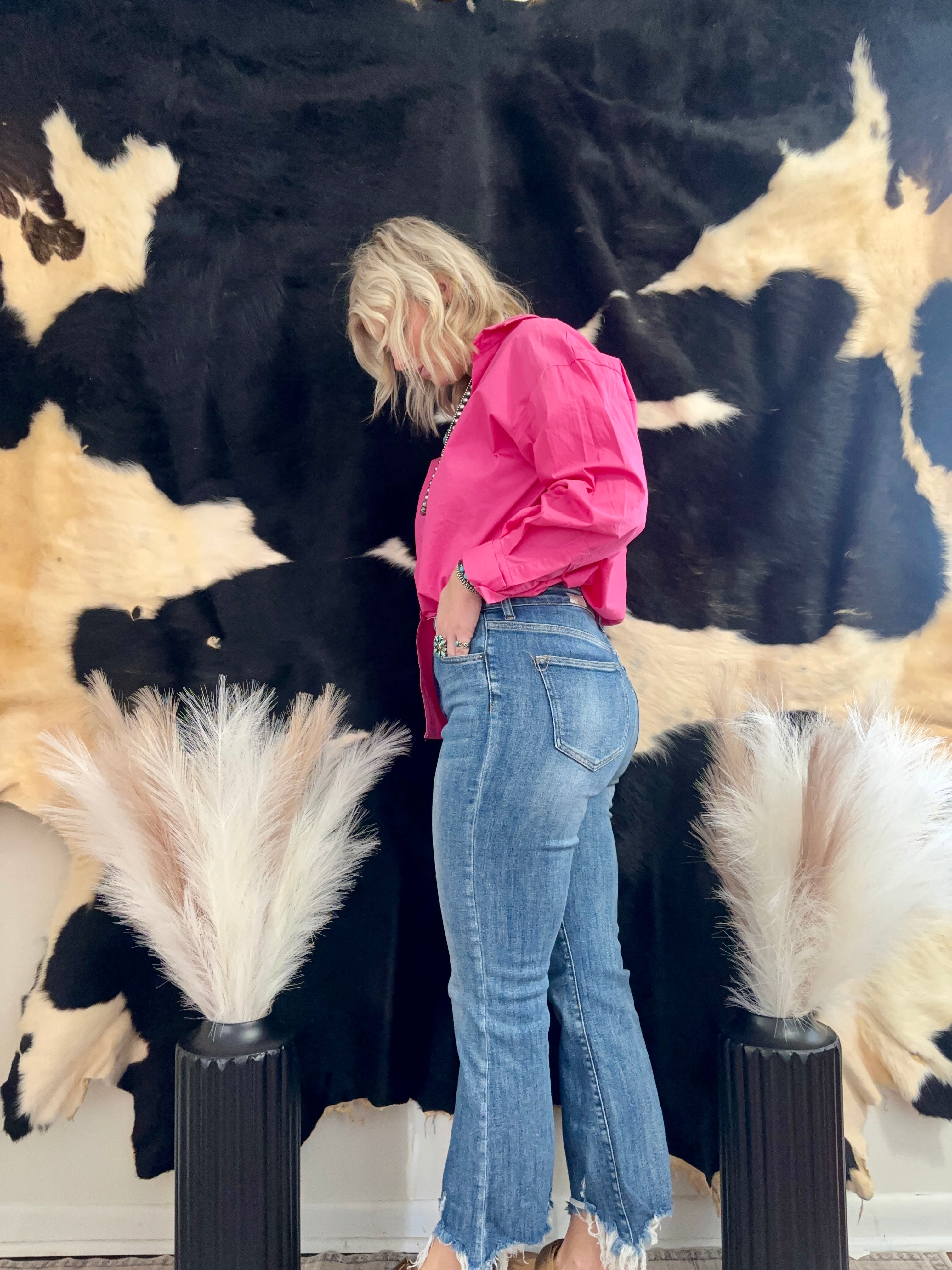 Risen Light Wash Cropped Jean