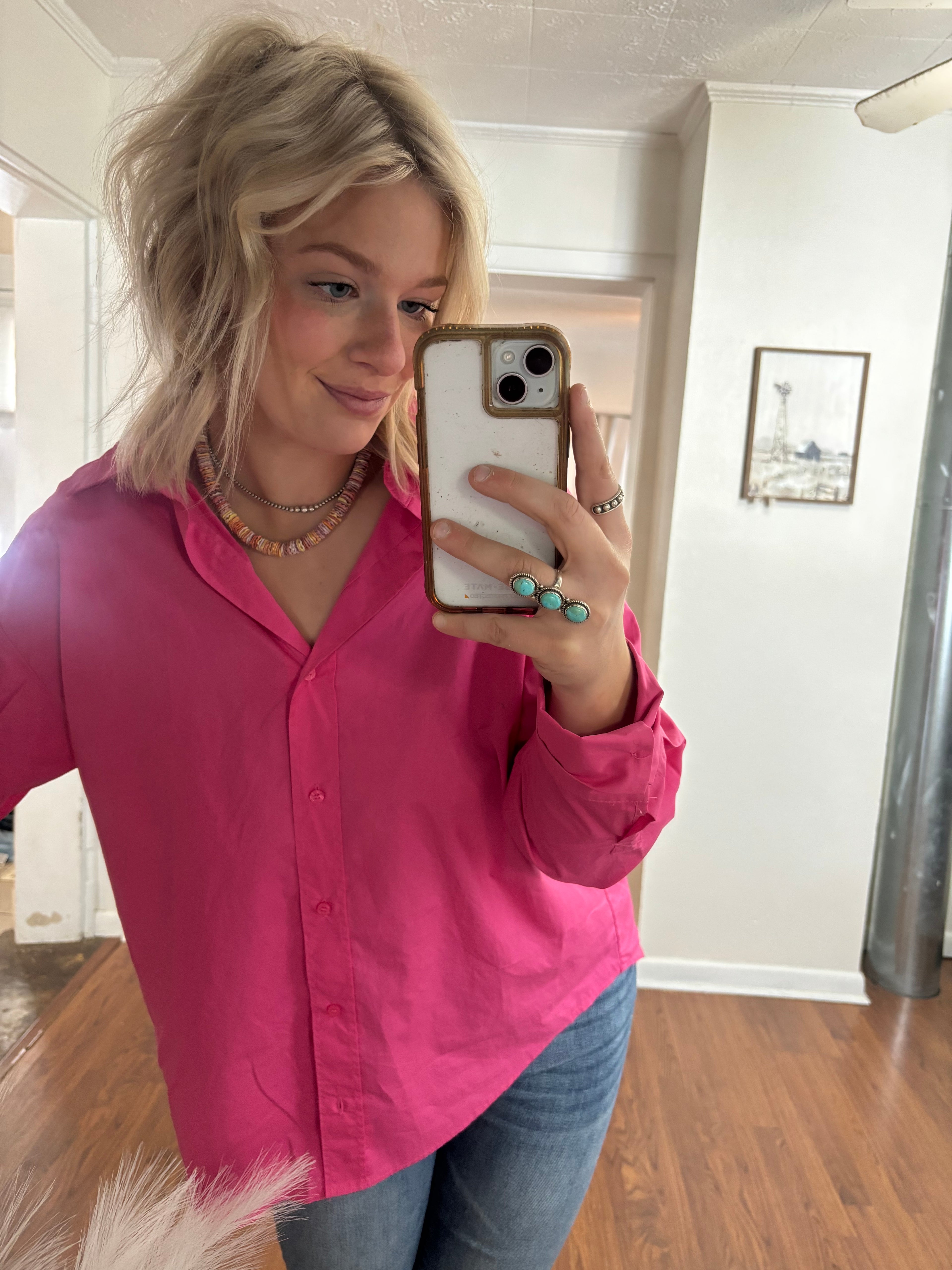 7in Multi Colored Pastel Spiny Oyster Necklace