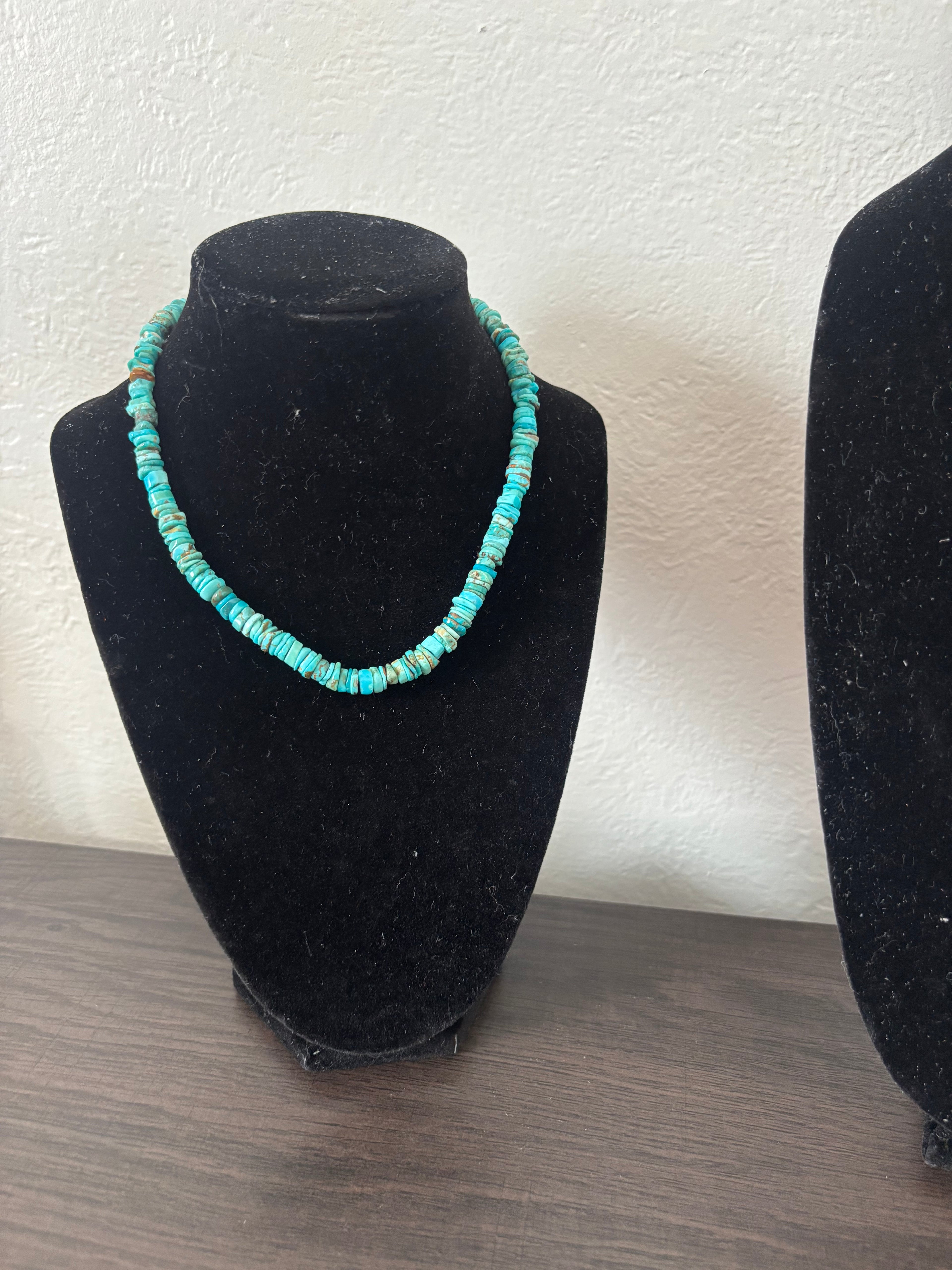 6in Kingman Turquoise Chocker with 1 in Extender